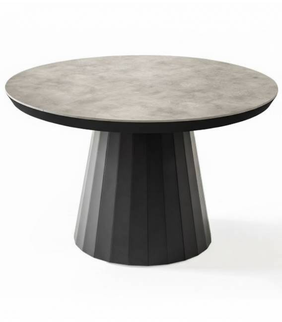 Išskleidžiamas stalas JAZZ Ø130(230) retro gumus