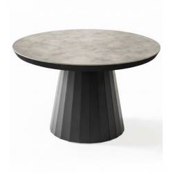 Išskleidžiamas stalas JAZZ Ø130(230) retro gumus