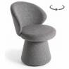 Krėsliukas ENNA pilkas/sukasi