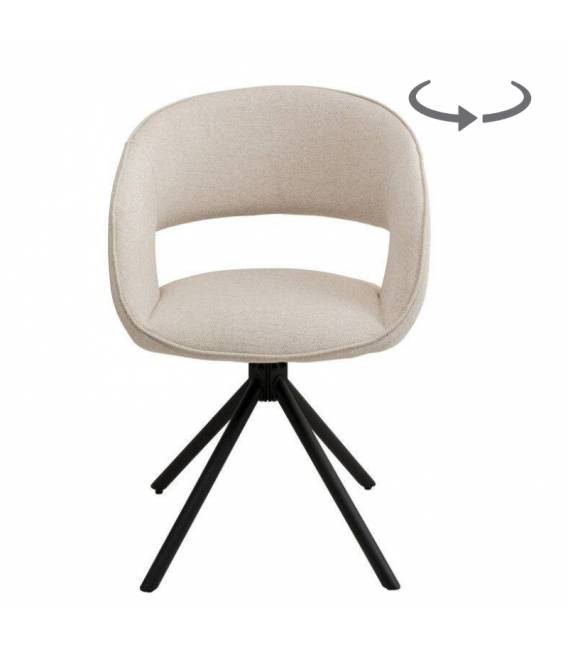 Kėdė SWIVEL beige/sukasi