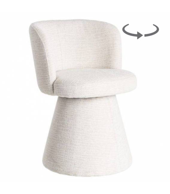 Krėsliukas CREAM beige/sukasi