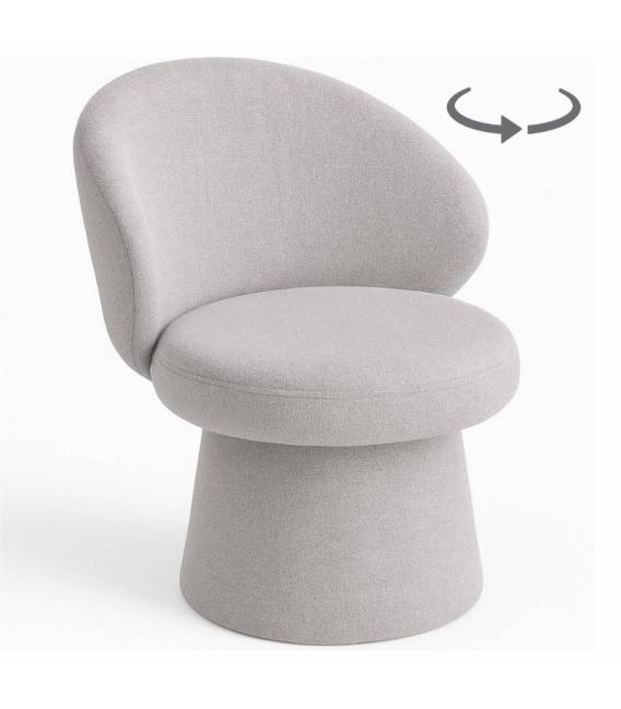 Krėsliukas ENNA rusvas/sukasi