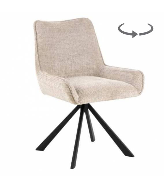 Kėdė 108771 beige/sukasi