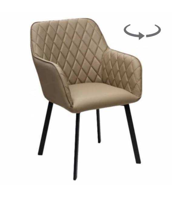 Krėsliukas TOMAS VIC šviesiai rudas/sukasi