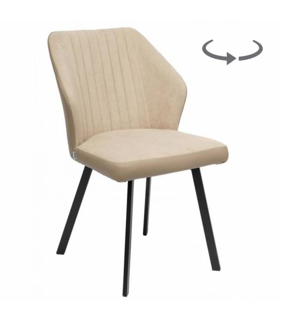 Kėdė NELS VIC beige/sukasi