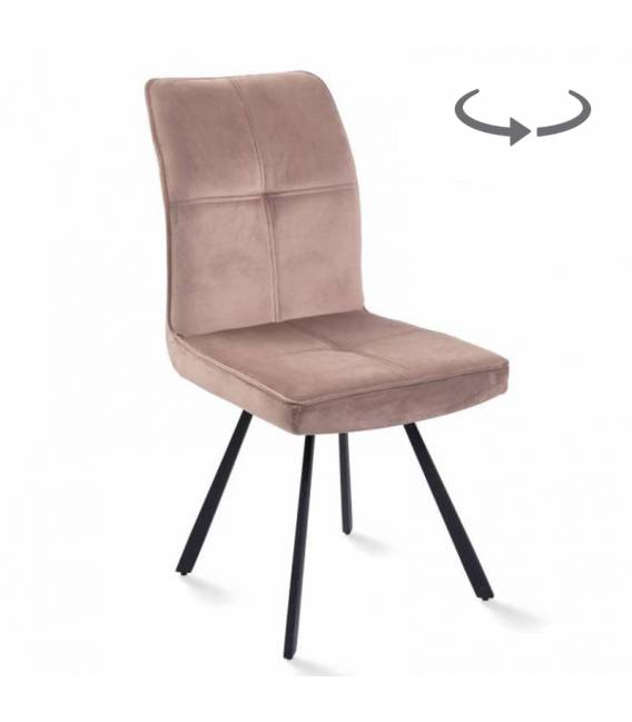 Kėdė VIA VIC šviesiai rusva/sukasi