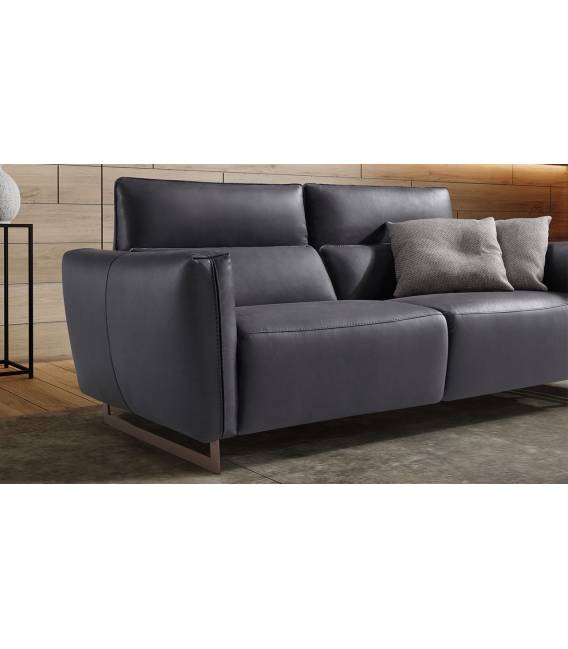 Sofa BACCARAT 160x95 tamsiai pilka