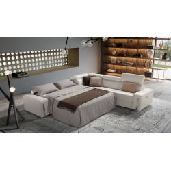 Minkštas kampas BOGART 312x292 kreminis