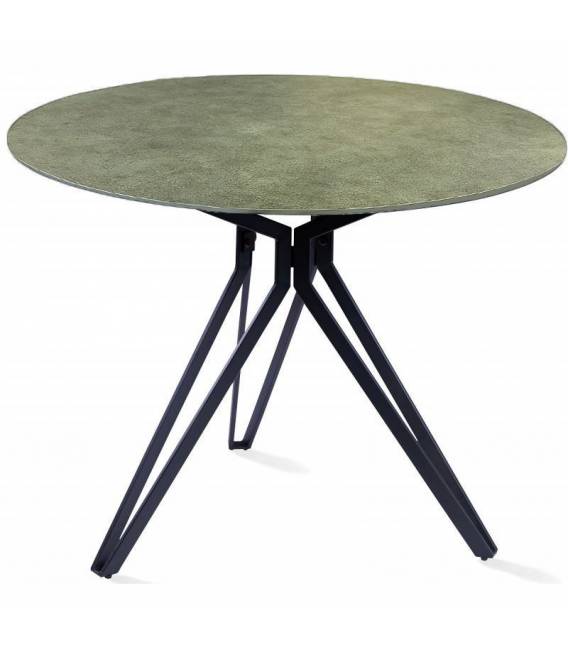 Apvalus stalas R-QUATRO Ø100 žalsvas