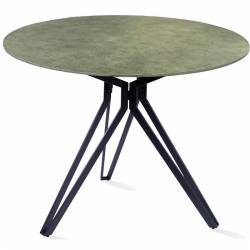 Apvalus stalas R-QUATRO Ø100 žalsvas