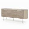 Komoda TEMPO 206x42 silves / cream