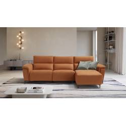 Minkštas kampas TAWNEY 296x150 oranžinis