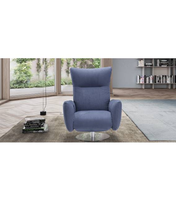 Fotelis PLAGE mėlynas