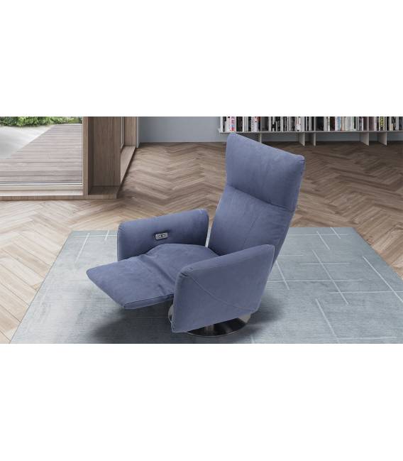 Fotelis PLAGE mėlynas