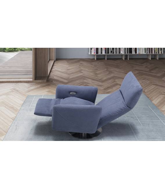 Fotelis PLAGE mėlynas