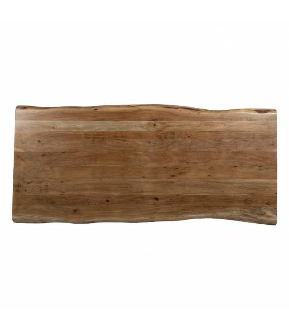 Stalas ROOM 220x100 rudas/juodas