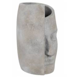 Vaza FACE 19x16 pilkas