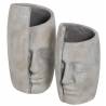 Vaza FACE 21x18 pilka
