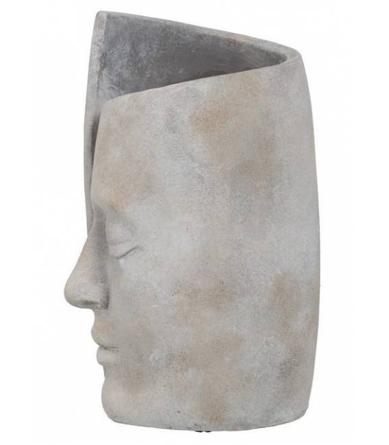 Vaza FACE 21x18 pilka