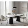 Išskleidžiamas stalas KOALA 180(260)x103 lagina lack/ black