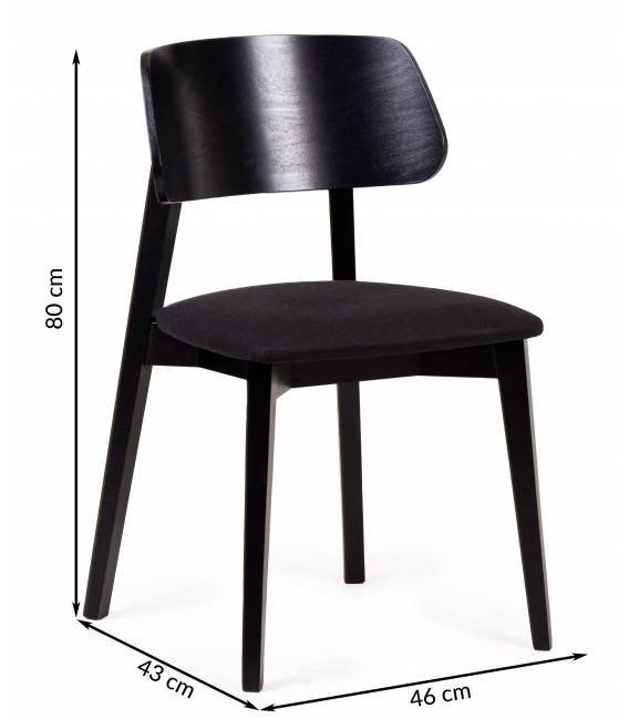 Kėdė LAMANGA juoda