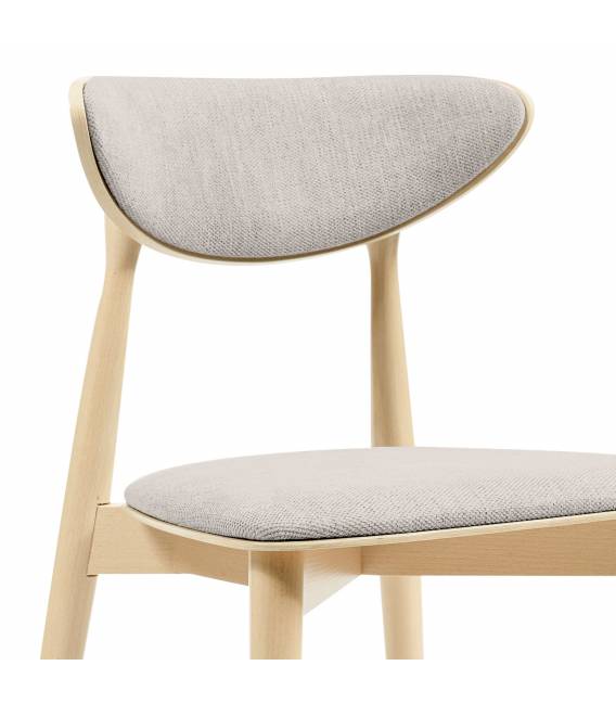 Kėdė DAGNA šviesiai pilka/ruda