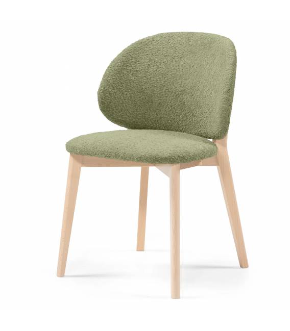 Kėdė FLEXA žalia/ruda