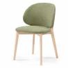 Kėdė FLEXA žalia/ruda