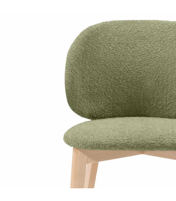 Kėdė FLEXA žalia/ruda