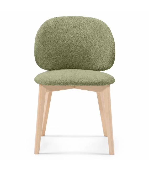 Kėdė FLEXA žalia/ruda