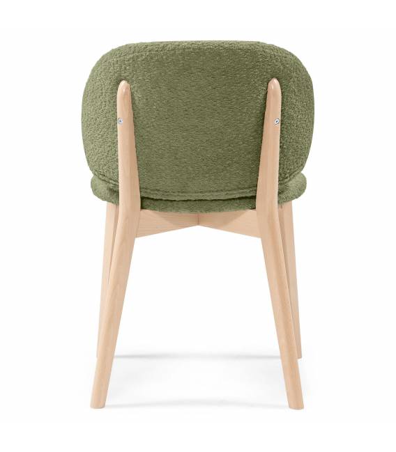 Kėdė FLEXA žalia/ruda