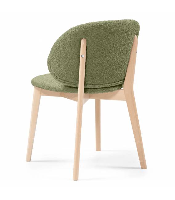 Kėdė FLEXA žalia/ruda