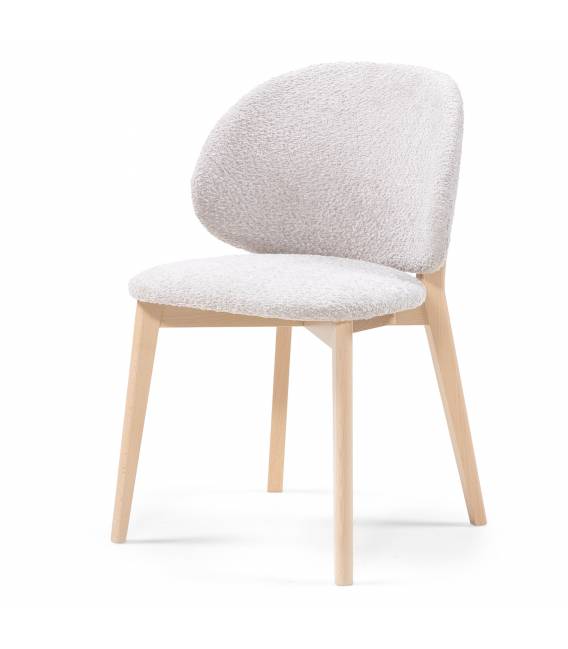 Kėdė FLEXA balta/ruda