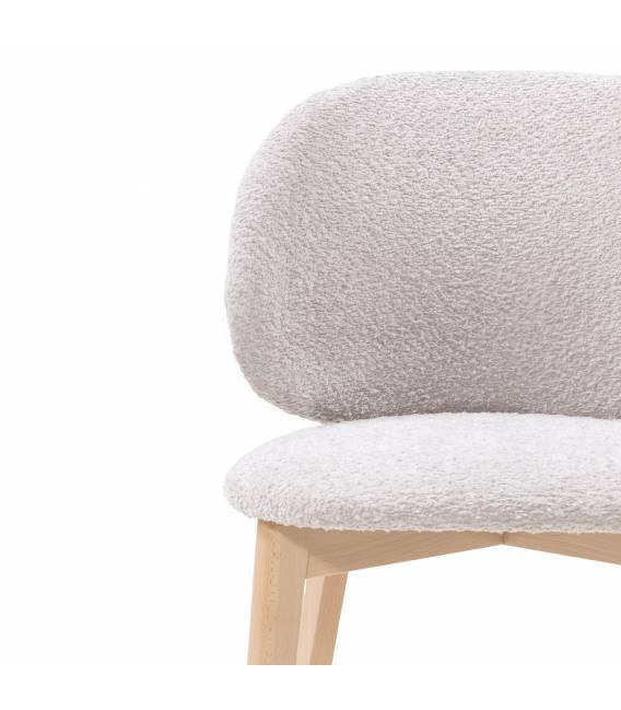 Kėdė FLEXA balta/ruda