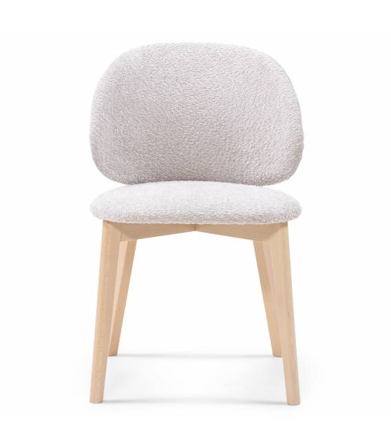 Kėdė FLEXA balta/ruda