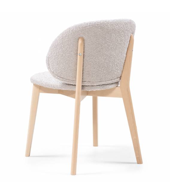 Kėdė FLEXA balta/ruda