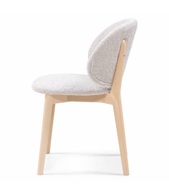 Kėdė FLEXA balta/ruda