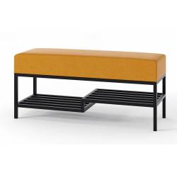 Suoliukas FABIAN 100x35 garstyčių/juodos kojos