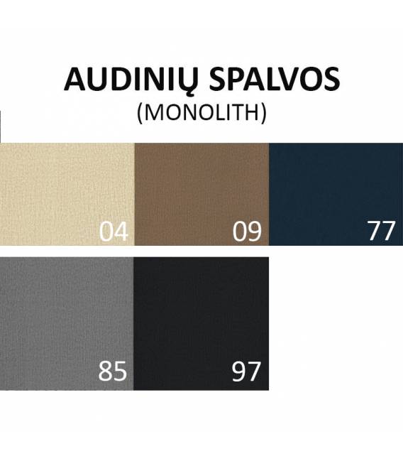 Suoliukas FABIAN 80x35 beige/auksinės kojos