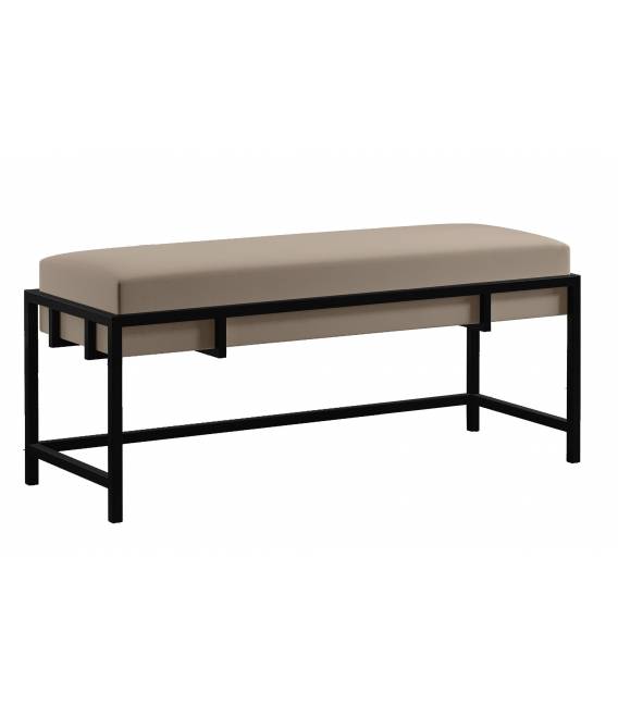 Suoliukas DUVAL 100x35 rudas/juodos kojelės