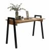 Darbo stalas VELI 120x68 rudas/juodas