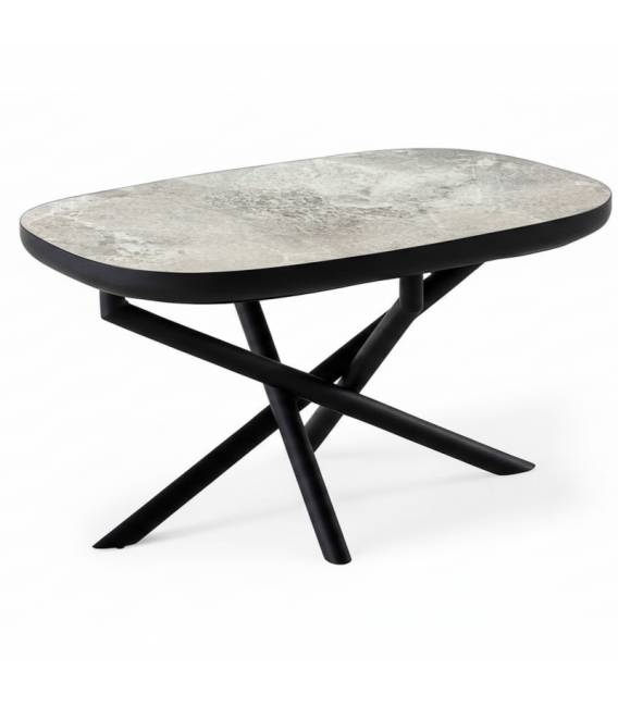 Išskleidžiamas stalas ATLANTIC 138(218)x100 rambla matt