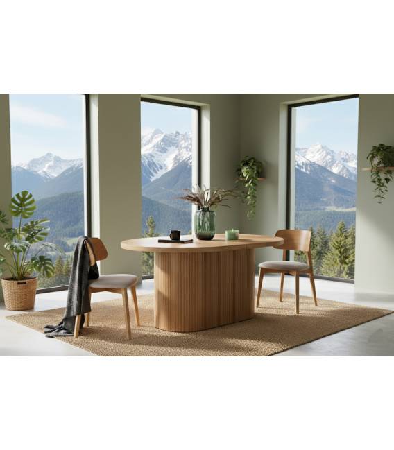 Išskleidžiamas stalas BUSSON 180(280)x120 rudas