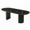 Išskleidžiamas stalas TEMPO 180(260)x103 royal mermer / black