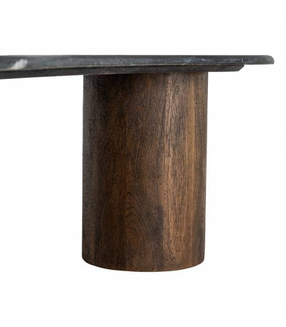 Kavos staliukas MARBENO 135x80 rudas/juodas