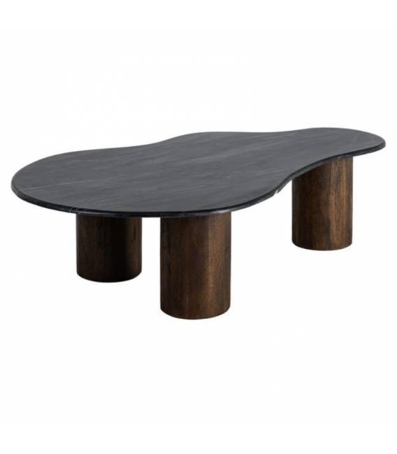 Kavos staliukas MARBENO 135x80 rudas/juodas