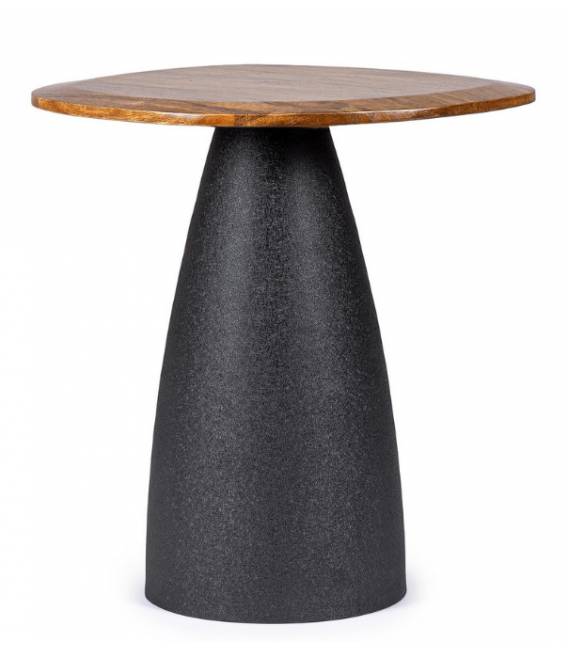 Šoninis staliukas RAVEN 50x43 rudas/juodas