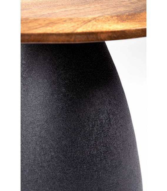 Šoninis staliukas RAVEN 50x43 rudas/juodas