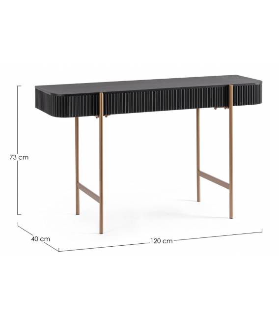 Konsolė DARCY 120x40 juoda