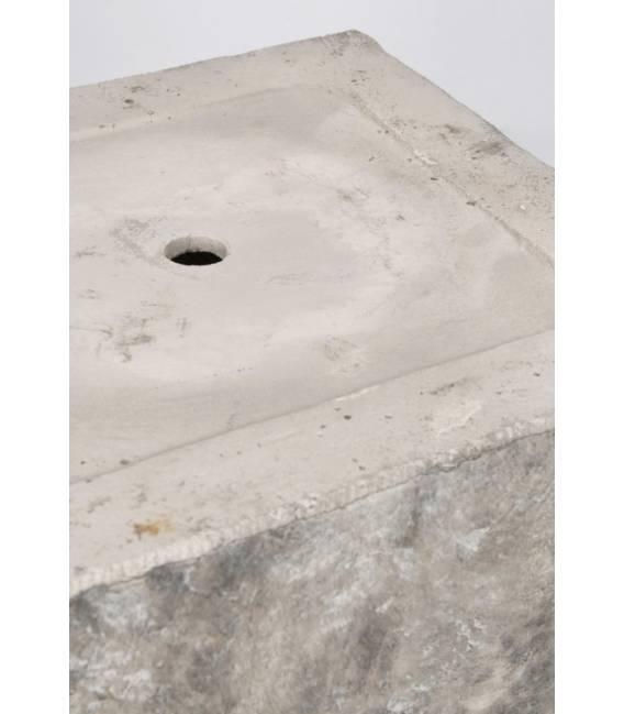 Vazonas MEILI 31x31 pilkas